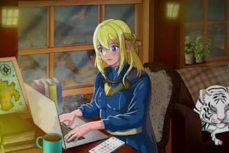get 2d lofi loop animation