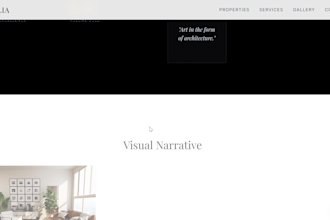 create a modern real estate website for property leads