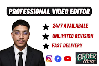 do your creative video editing for as a video editor