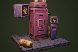 create environments and props for unity and unreal