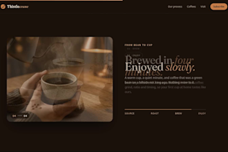 build a premium animated website with scroll animation and parallax