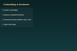 manage medical billing, credentialing, payment posting and denial management