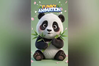 create funny ai talking animal videos for tiktok reels and youtube shorts