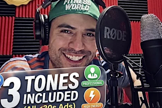 record a spanish male voice over with a neutral accent