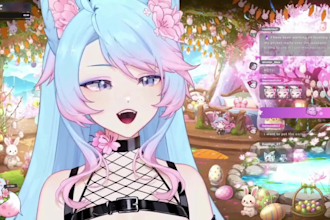 create custom vtuber model character design live2d 3d avatar