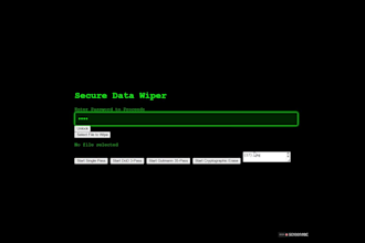 create a secure file wiper desktop app for windows