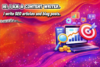write SEO blog articles and website content