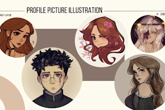draw a profile picture for you