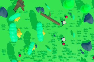 make low poly forest assets and game environments