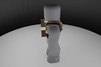 design custom roblox ugc accessories hair, hats, chains, shoulder pet, wearables