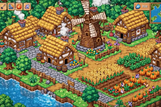 make pixel art isometric tileset indie game assets retro map art