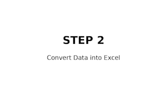 do PDF to excel conversion