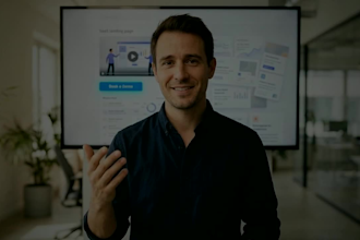 cinematic ai saas explainer software demo b2b video promotional tech ad