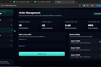 develop custom erp system and python fastapi backend