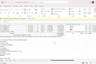 make export import documents invoice packing list professionally
