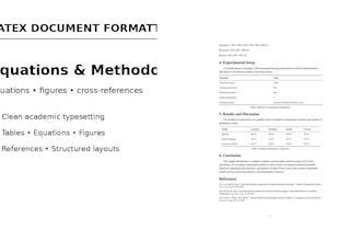 format academic reports thesis and documents in latex