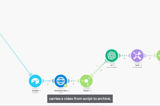 build youtube automation for faceless videos