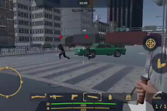 build money making shooting game, multiplayer game, with unity