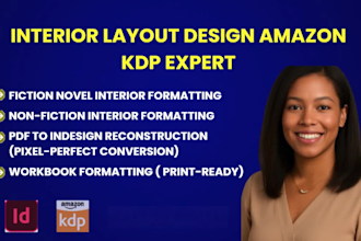 format nonfiction workbook interior layout on indesign for KDP and draft2digital