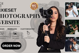 design attractive photography website design