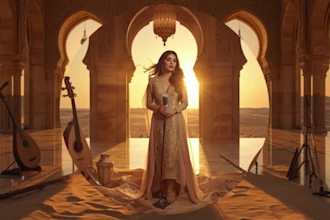 be your female singer, vocalist, songwriter, arabic song