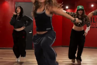 perform an energetic afro dance and hip hop dance for your song