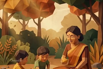 design engaging ai generated video art and animated stories for tech startup