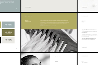 design a professional canva brand book, branding kit and brand identity