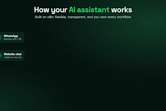build an ai whatsapp chatbot and n8n automation