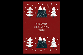 design an amazing christmas card, greeting card or holiday card
