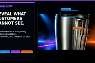 create professional 3d product animation video for ads and ecommerce