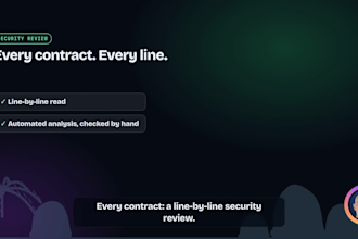 do an ai assisted security review of your solidity smart contract
