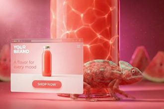 do cinematic ai website hero video for landing page banner and brand homepage