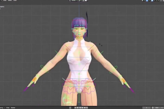 3d character rigging blendshape c4d rig cc4 facial rigging animated retopology