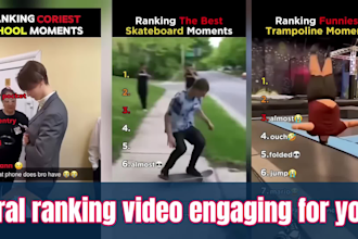 create viral tiktok ranking shorts video enganging for you