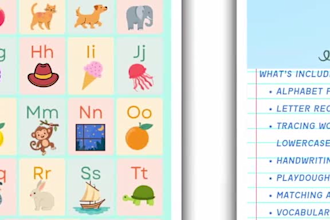 design educational worksheets for kids and teachers