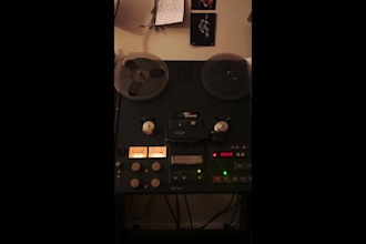 bounce your mixes and stems to a rare analog tape machine