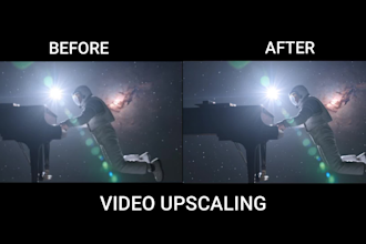 upscale and enhance your low quality videos and images