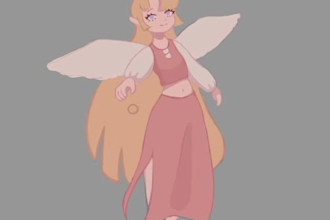 draw your anime character or vtuber illustration