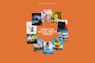 design professional social media posts, ads and banner ads