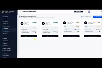 build custom driving school management software