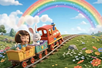 create kids  rhymes , cartoons and kids stories