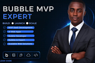 bubble io developer for saas mvp ai apps and pro expert