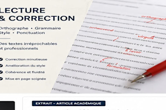 corriger vos textes et orthographe