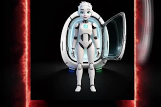 3d pixar style cartoon character, avatar, logo and animation