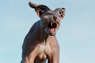 3d animal model 3d realistic fur 3d xgen fur zbrush sculpt maya model, 3d print