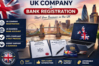 register uk company and uk bank account