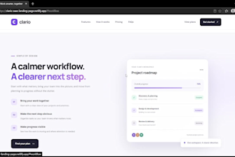 build a responsive landing page