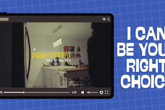 do professional social media, travel vlog video editing