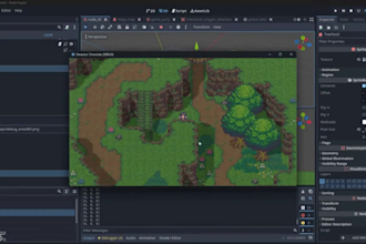 develop a 2d or 3d game using godot engine